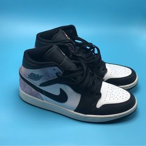 Nike Air Jordan 1 Mid SE Shoes "Zen Master" Black Coral DM1200-001 Men's Sz 10.5